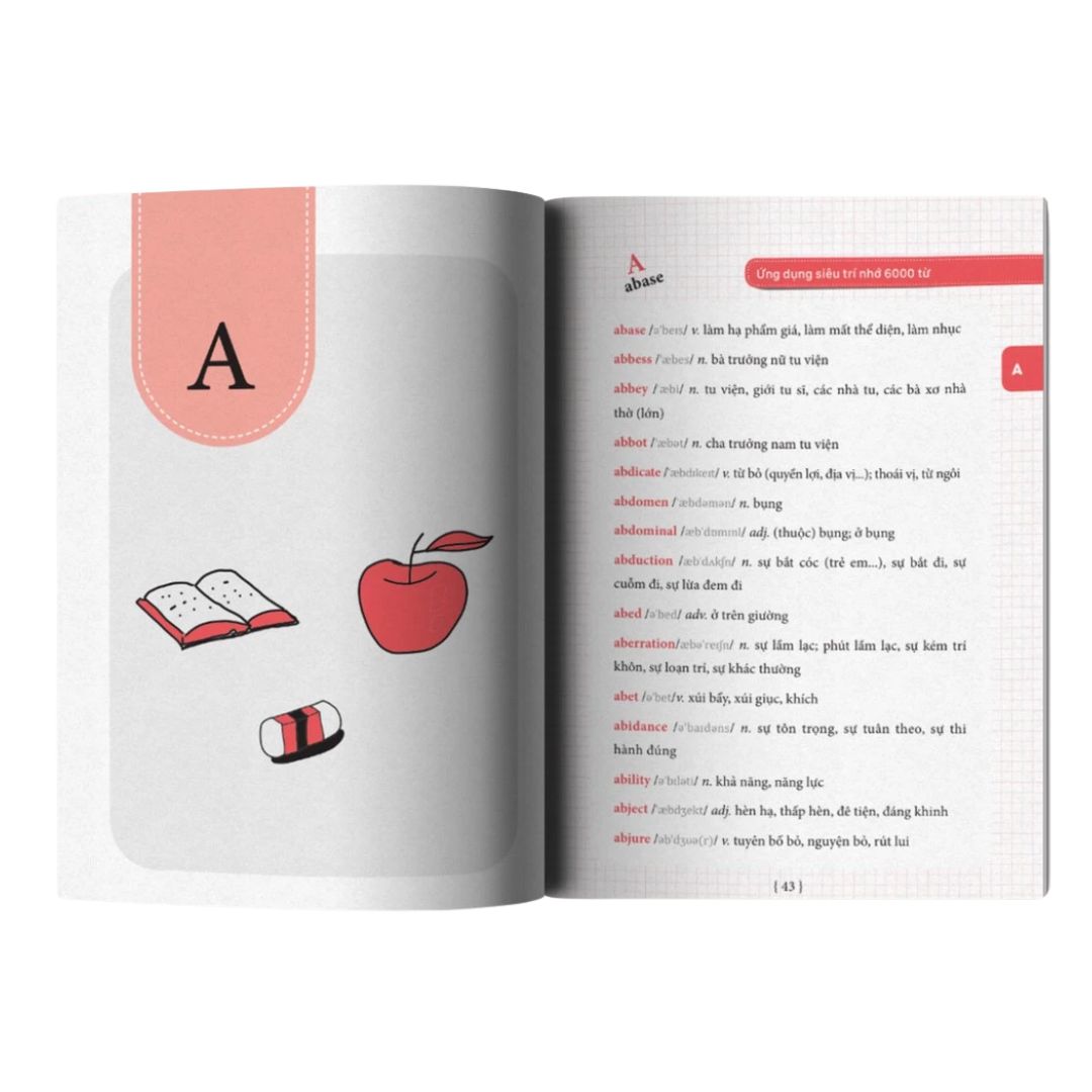 Ứng Dụng Siêu Trí Nhớ 6000 Từ Vựng Tiếng Anh Thông Dụng