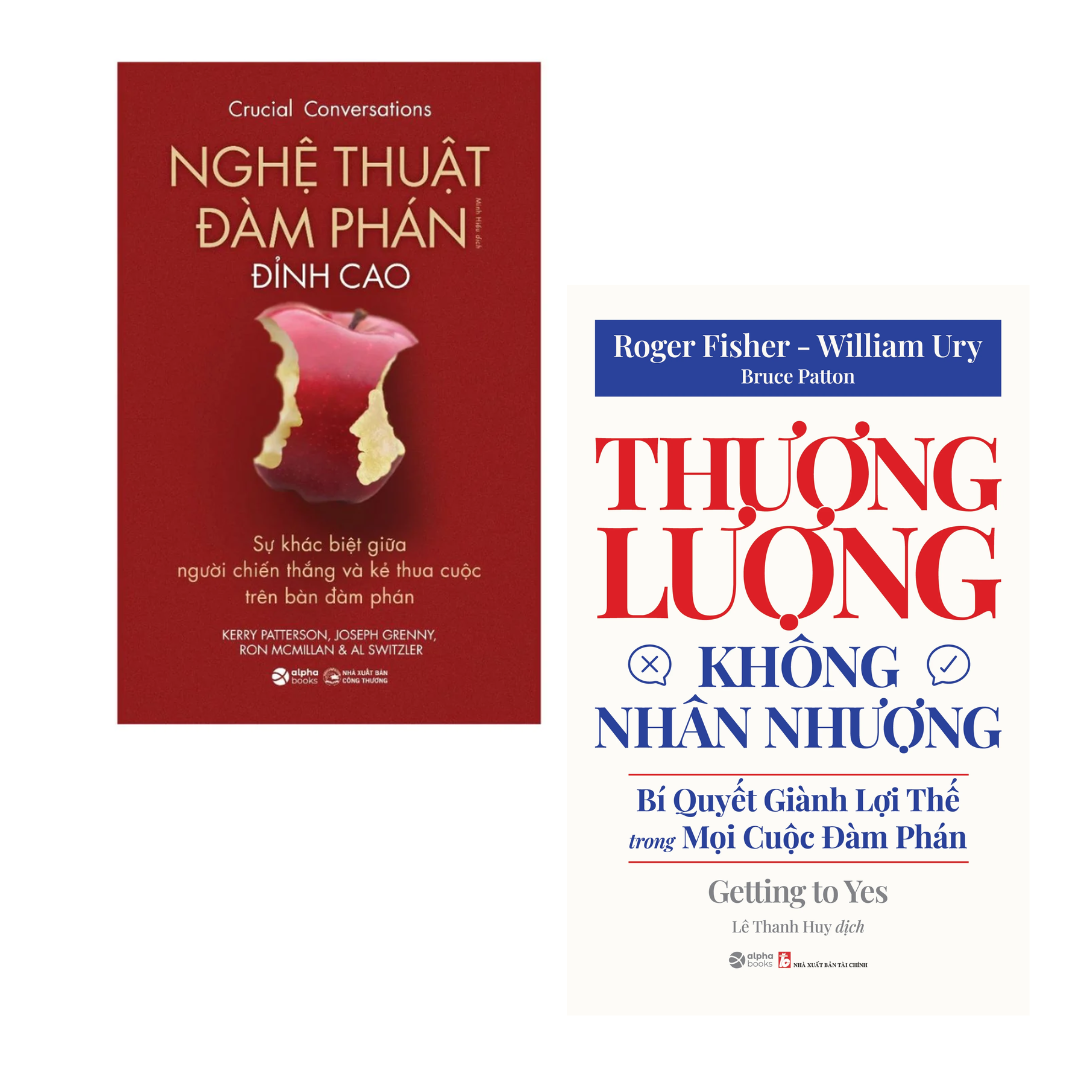 Combo Nghệ Thuật Đàm Phán Đỉnh Cao + Thương Lượng Không Nhân Nhượng