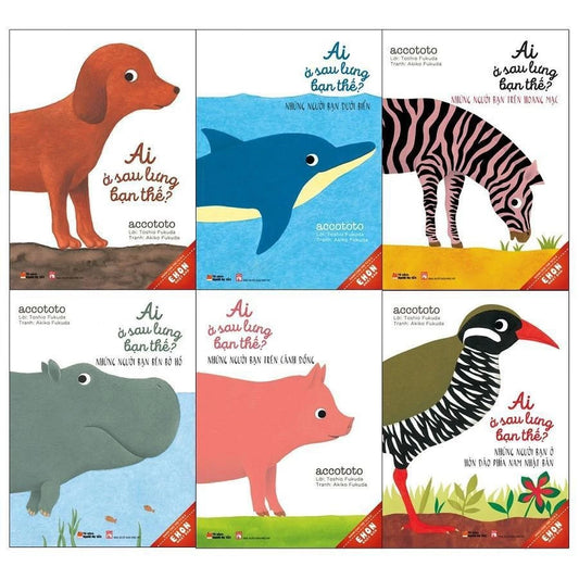 Combo 6Q Ehon: Ai Ở Sau Lưng Bạn Thế