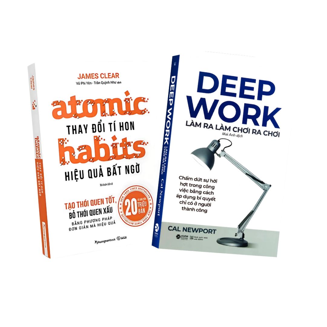 Combo Atomic Habits + Deep Work