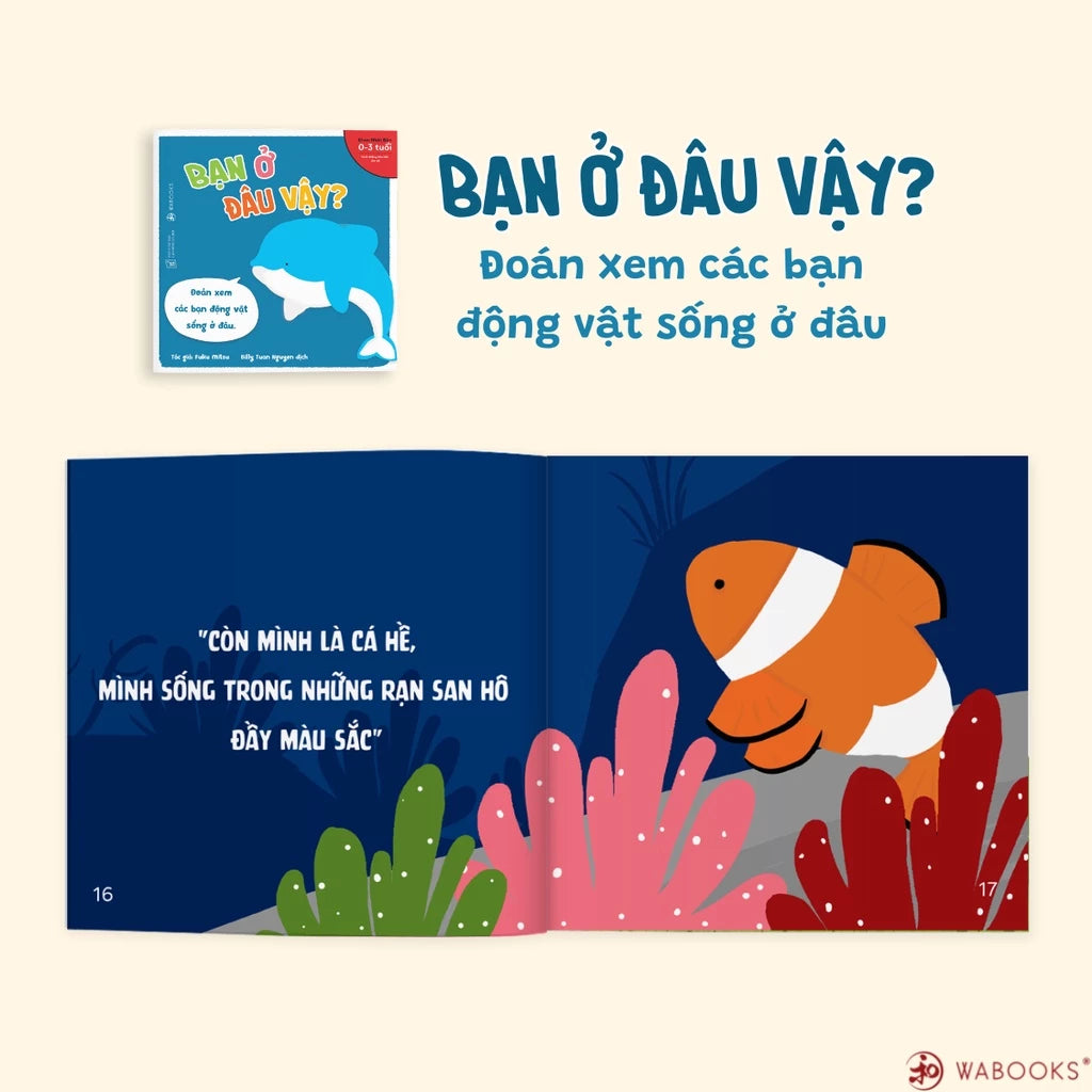 Combo 4Q Ehon Bạn là ai vậy (Bé 0-3 tuổi)