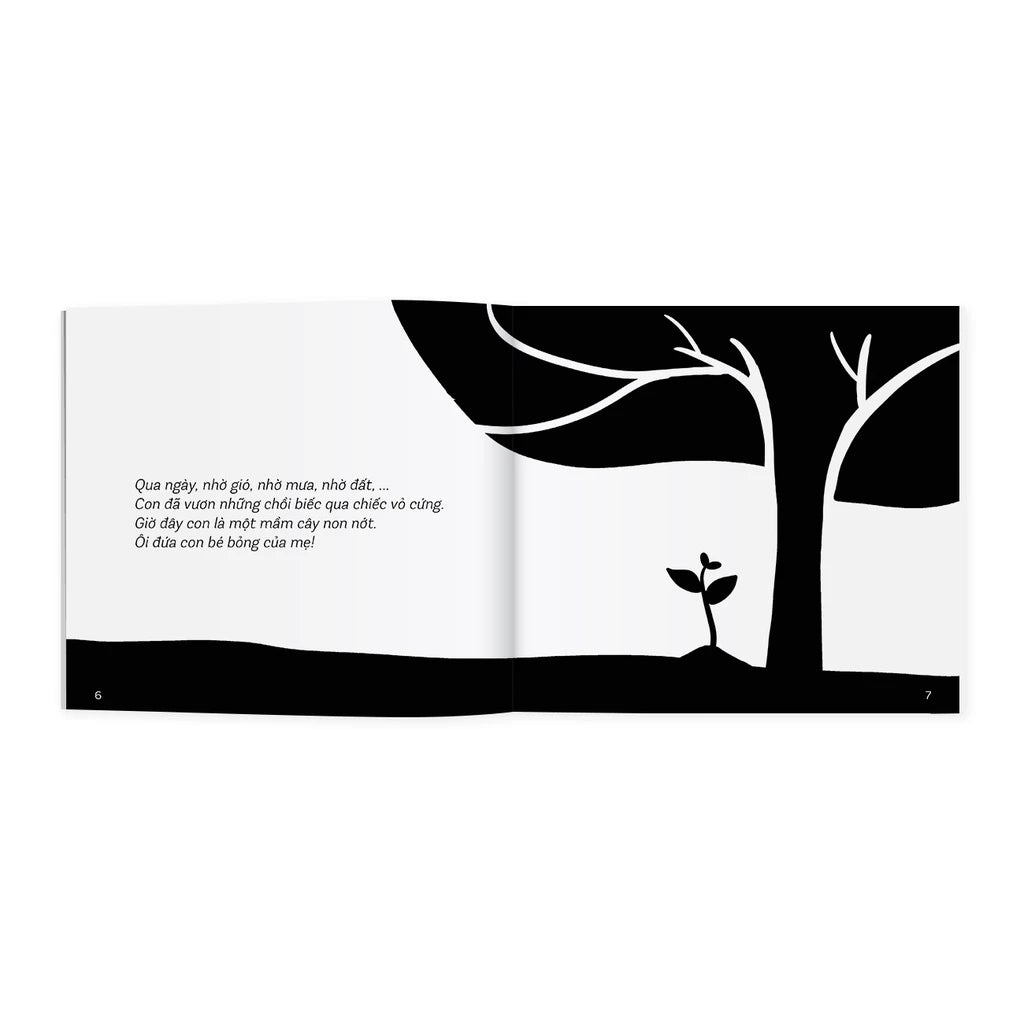 Ehon kích thích thị giác - Cảm Ơn Con - Dành cho trẻ 0-18 tháng tuổi