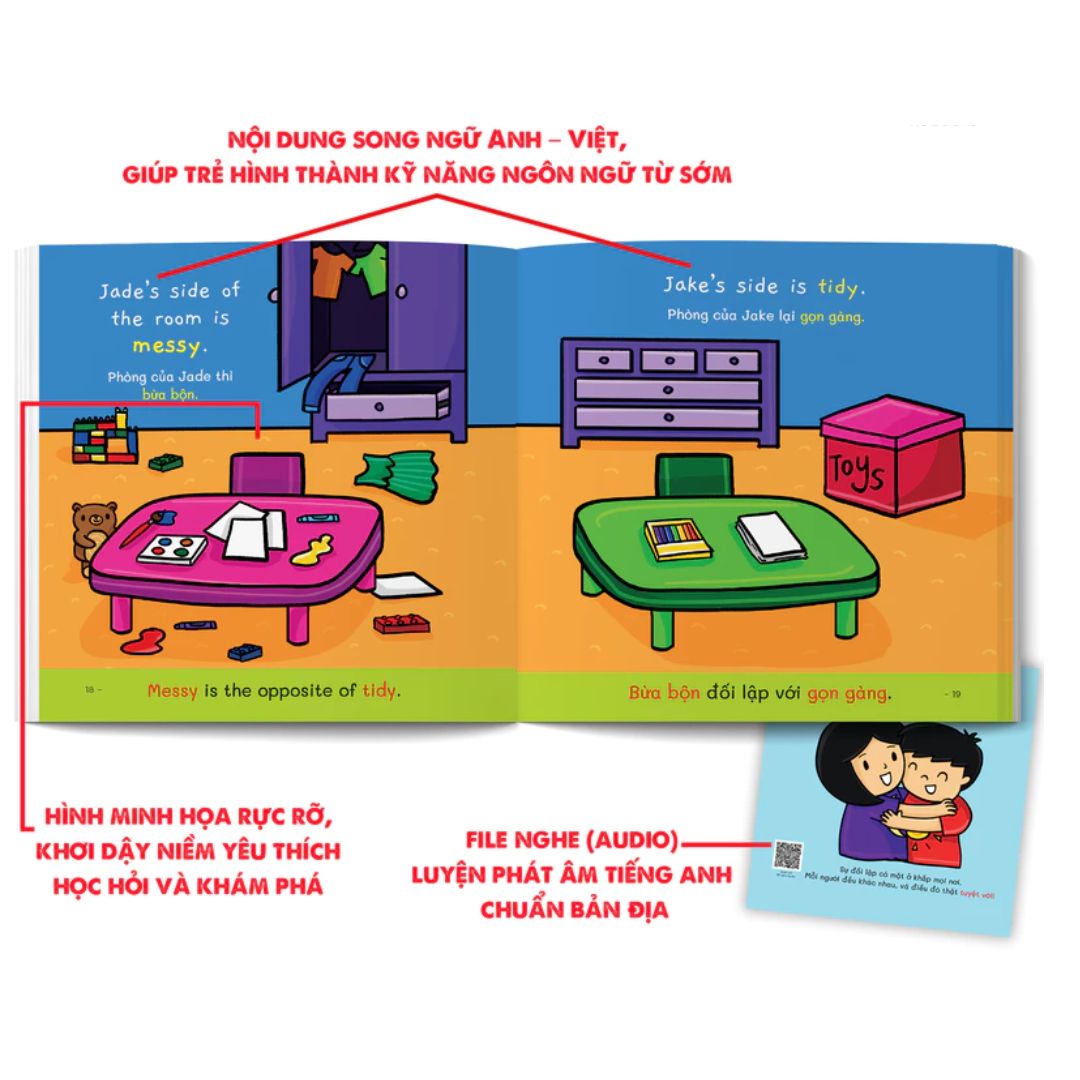 Combo Ehon 6Q My World – Thế Giới Quanh Em (Song ngữ kèm file nghe)