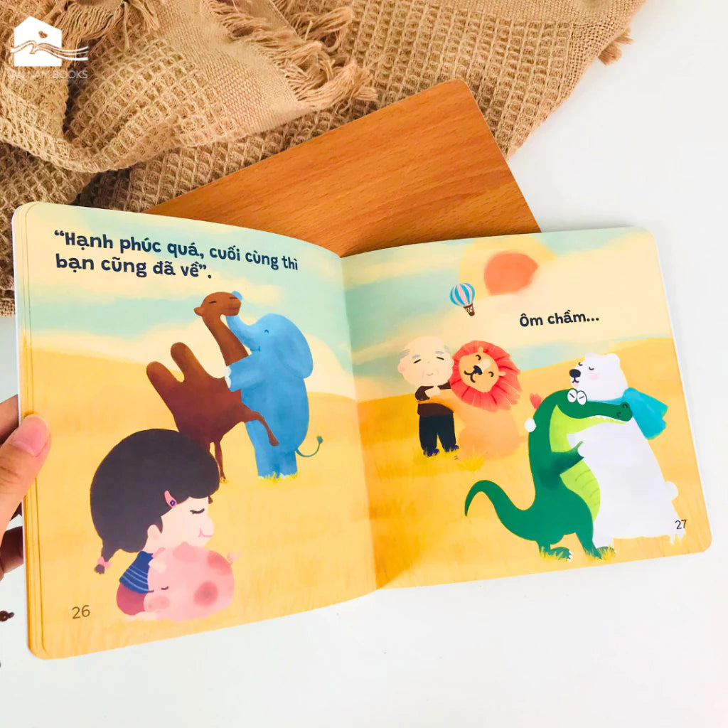 Combo 9Q Ehon: Moi moi Âm thanh Buồn ngủ (Cho bé 0-2 tuổi)