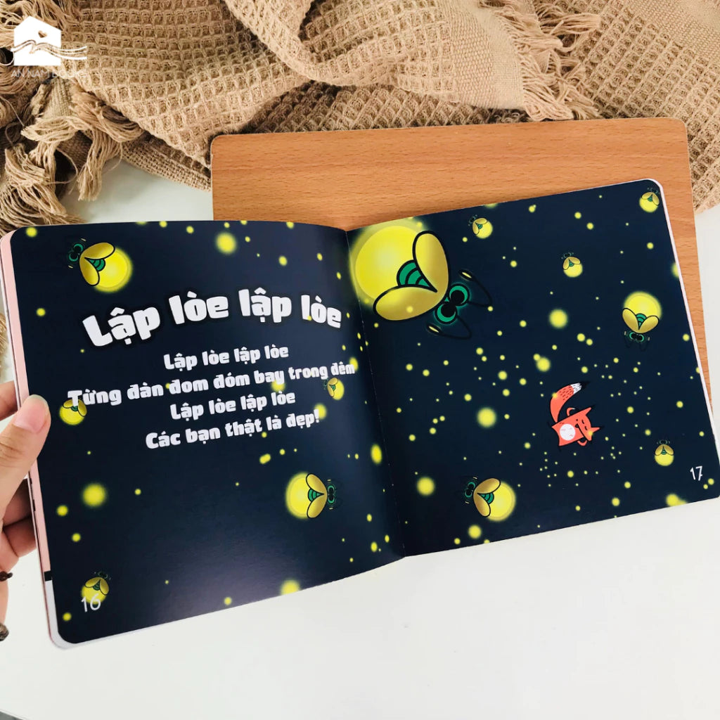 Combo 9Q Ehon: Moi moi Âm thanh Buồn ngủ (Cho bé 0-2 tuổi)