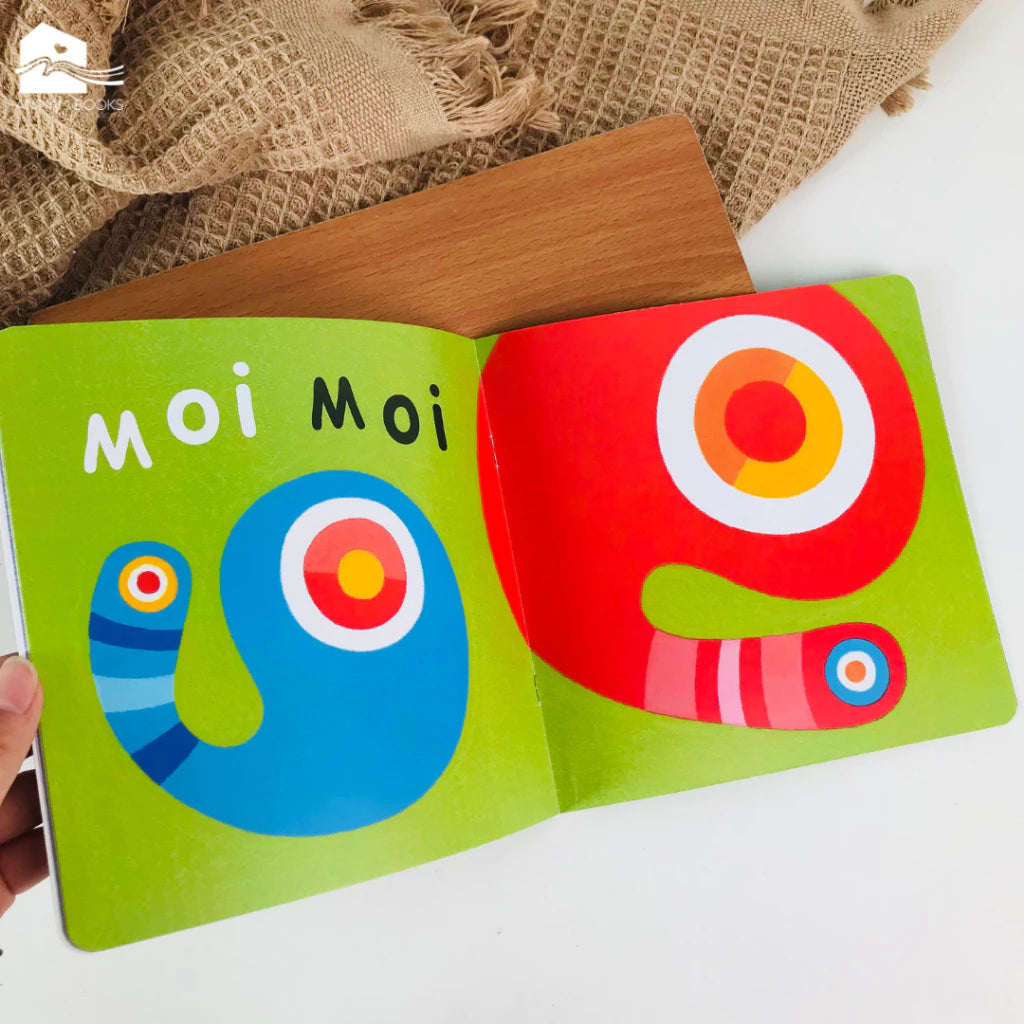 Combo 9Q Ehon: Moi moi Âm thanh Buồn ngủ (Cho bé 0-2 tuổi)