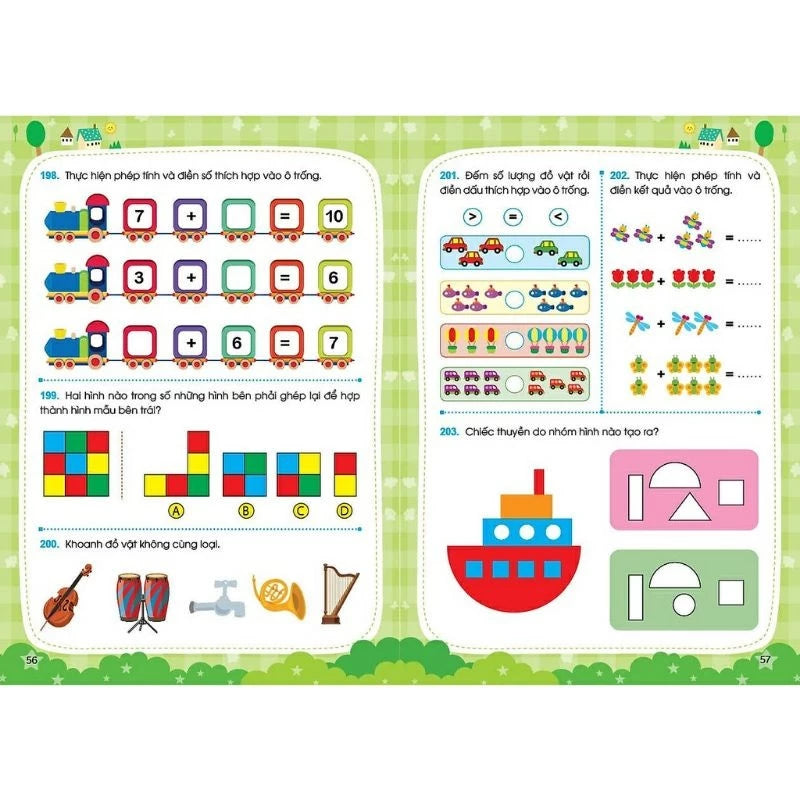 Combo 3Q: Rèn Luyện Não Trái Não Phải Dành Cho Trẻ Từ 3-6 Tuổi