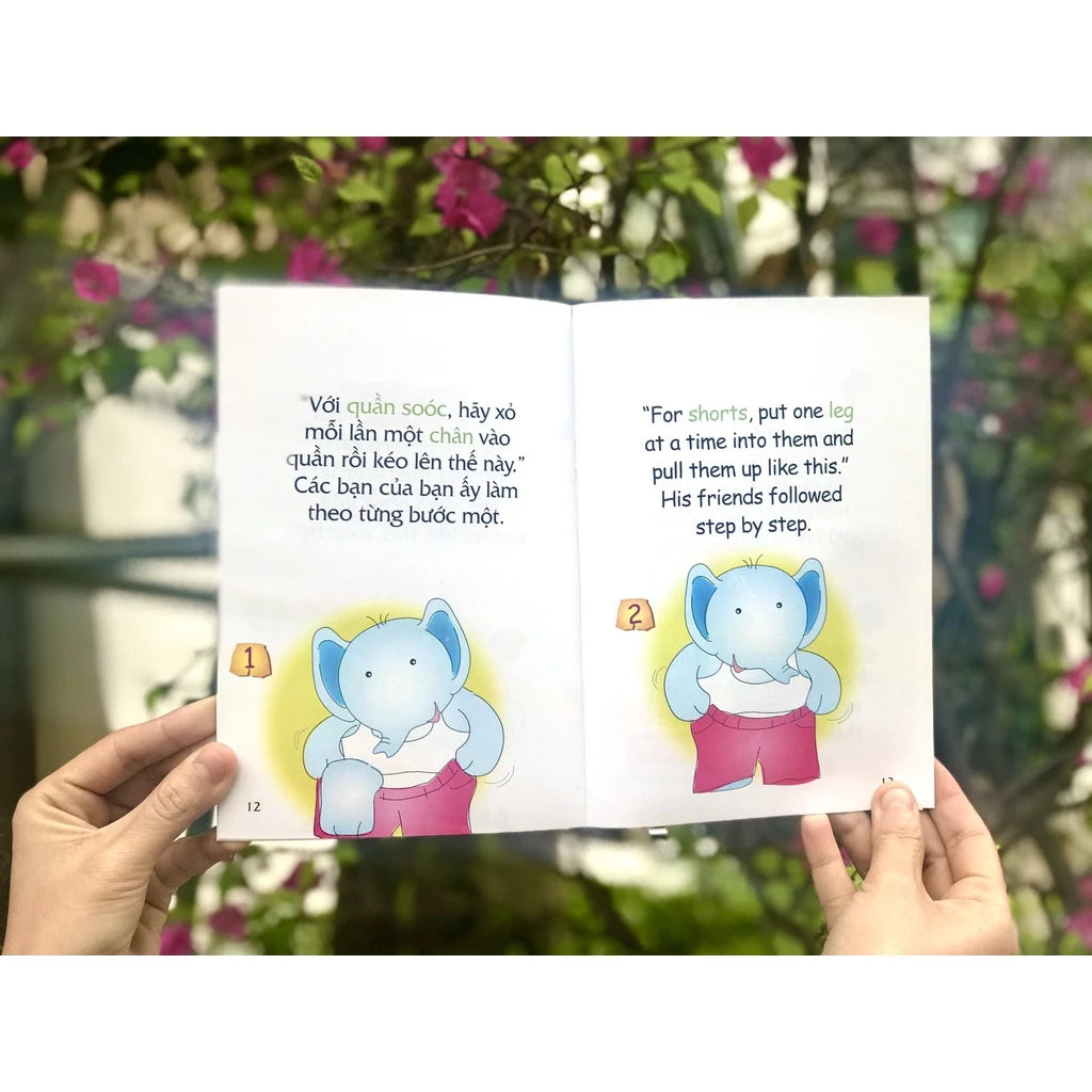 Truyện tranh song ngữ Việt - Anh cho bé (Bộ 12 Tập)