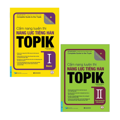 [Pre-order] Cẩm Nang Luyện Thi Năng Lực Tiếng Hàn TOPIK I & TOPIK II (Lẻ & Combo)