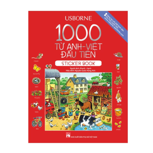[Pre-order] 1000 Từ Anh Việt Đầu Tiên (Sticker Book)