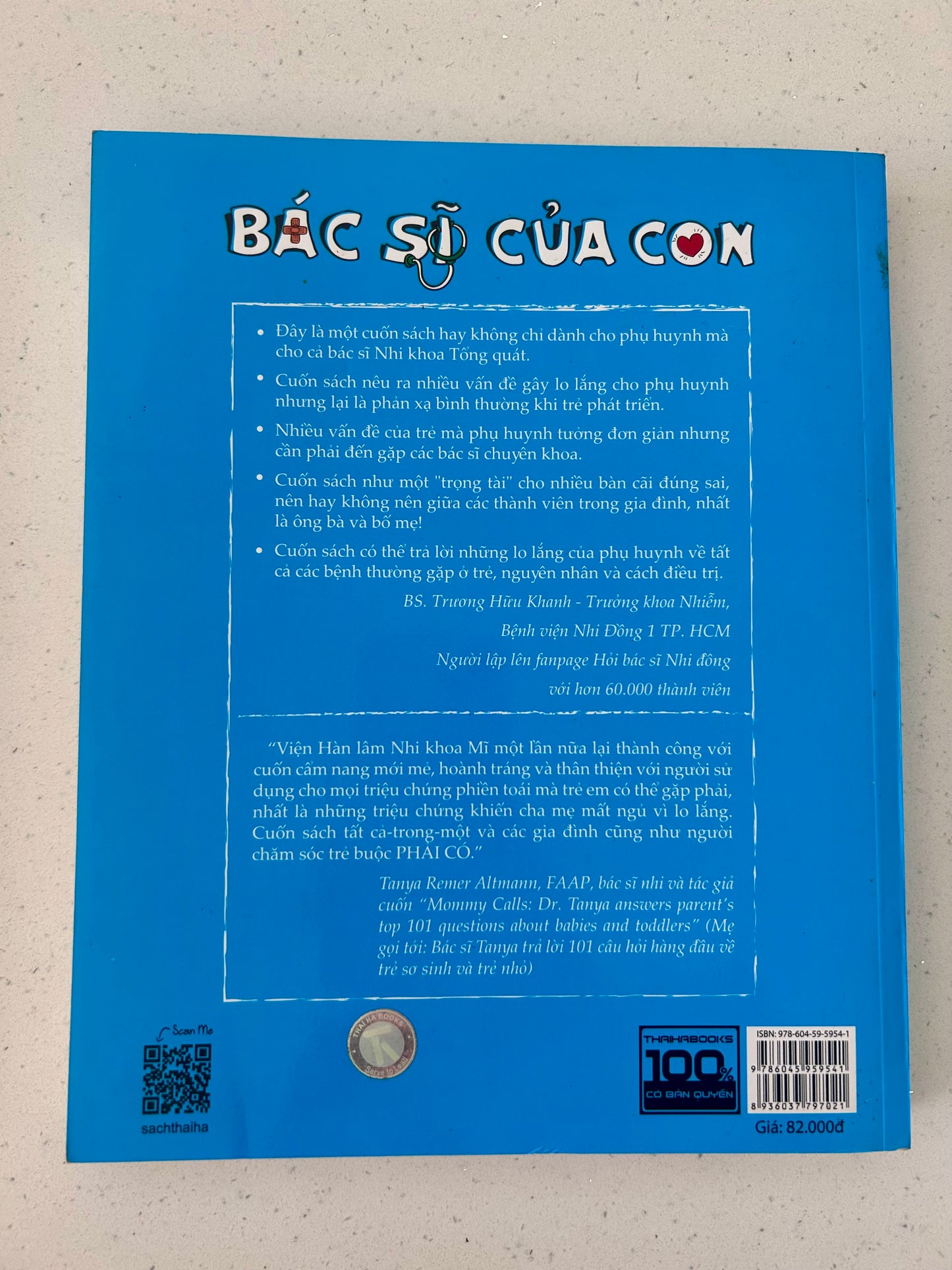 Bác Sĩ Của Con (Chỉ dẫn sức khỏe từ A-Z) (pre-loved)