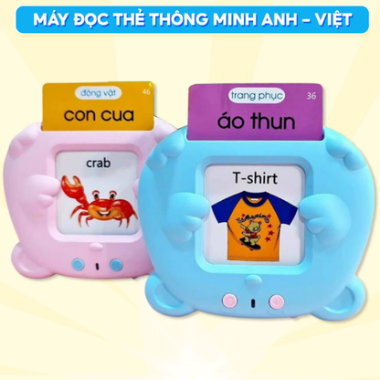 [Pre-order] Máy Đọc Thẻ Flashcard Thông Minh Song Ngữ Anh Việt cho bé