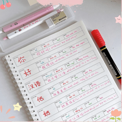 [Pre-order] Bộ Sổ Học Và Luyện Viết Tiếng Trung Layout Khoa Học