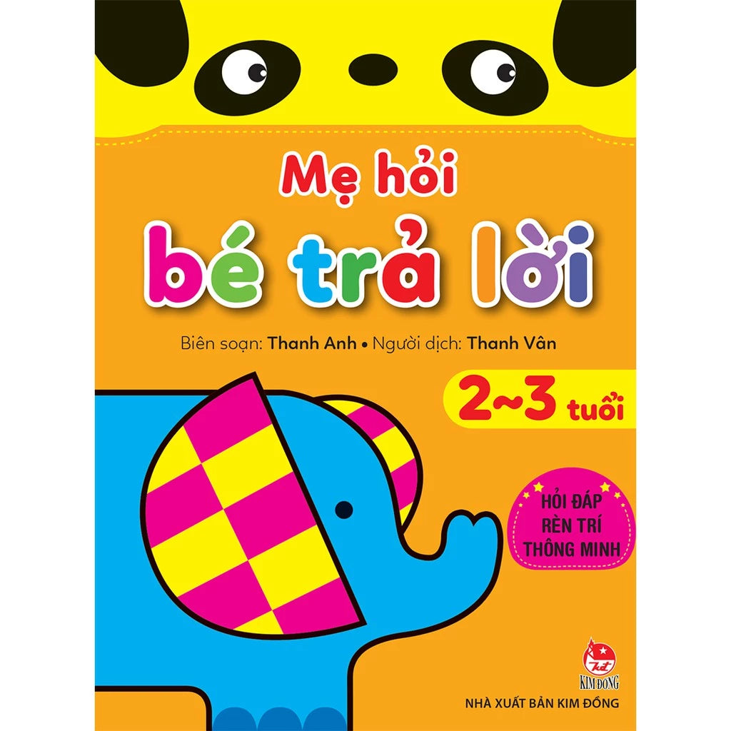 [Pre-order] Mẹ Hỏi Bé Trả Lời - Hỏi đáp rèn trí thông minh (Bộ 5 tập dành cho bé từ 1 đến 6)