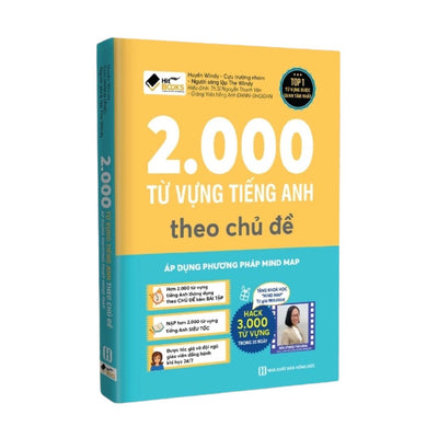 [Pre-order] 2000 Từ Vựng Tiếng Anh Theo Chủ Đề - Áp Dụng Phương Pháp Mindmap
