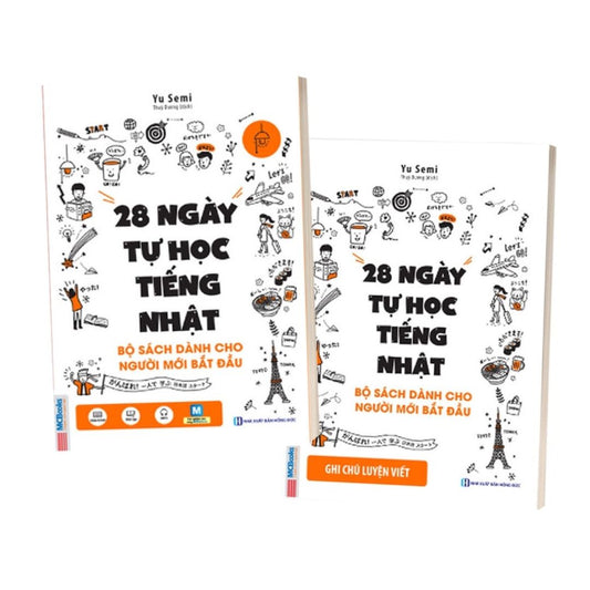 [Pre-order] 28 Ngày Tự Học Tiếng Nhật - Dành Cho Người Mới Bắt Đầu (Combo 2 Cuốn)