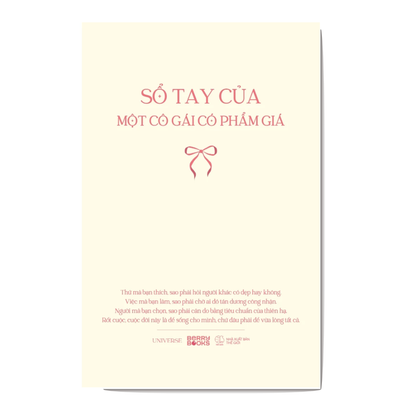 [Pre-order] Sổ Tay Của Một Cô Gái Có Phẩm Giá
