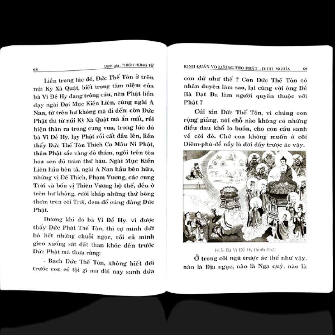 [Pre-order] Kinh Quán Vô Lượng Thọ Phật Âm – Nghĩa (Ba Mươi Bốn Đồ Hình)
