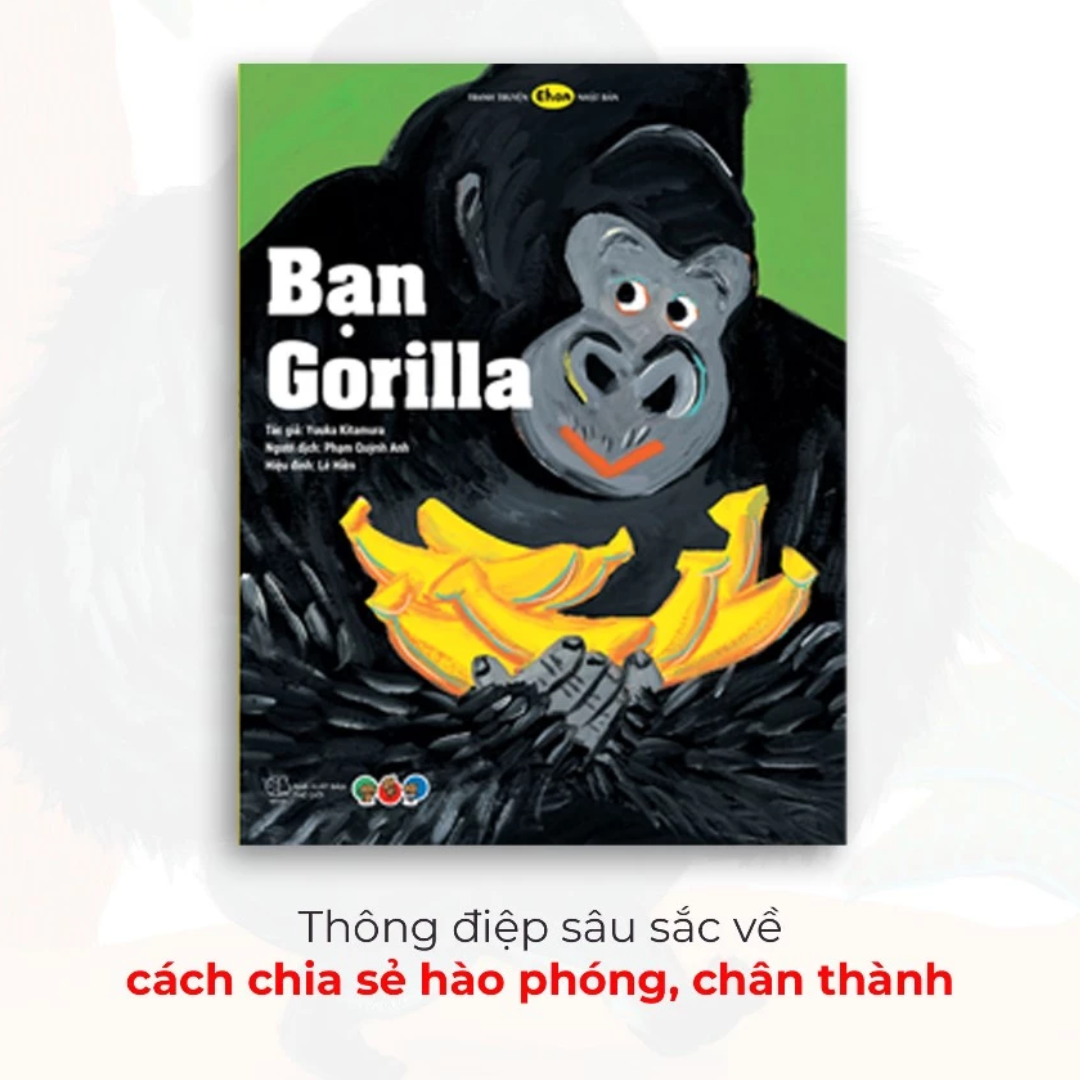 Truyện Ehon bé 3-4-5 tuổi - Bạn Gorilla