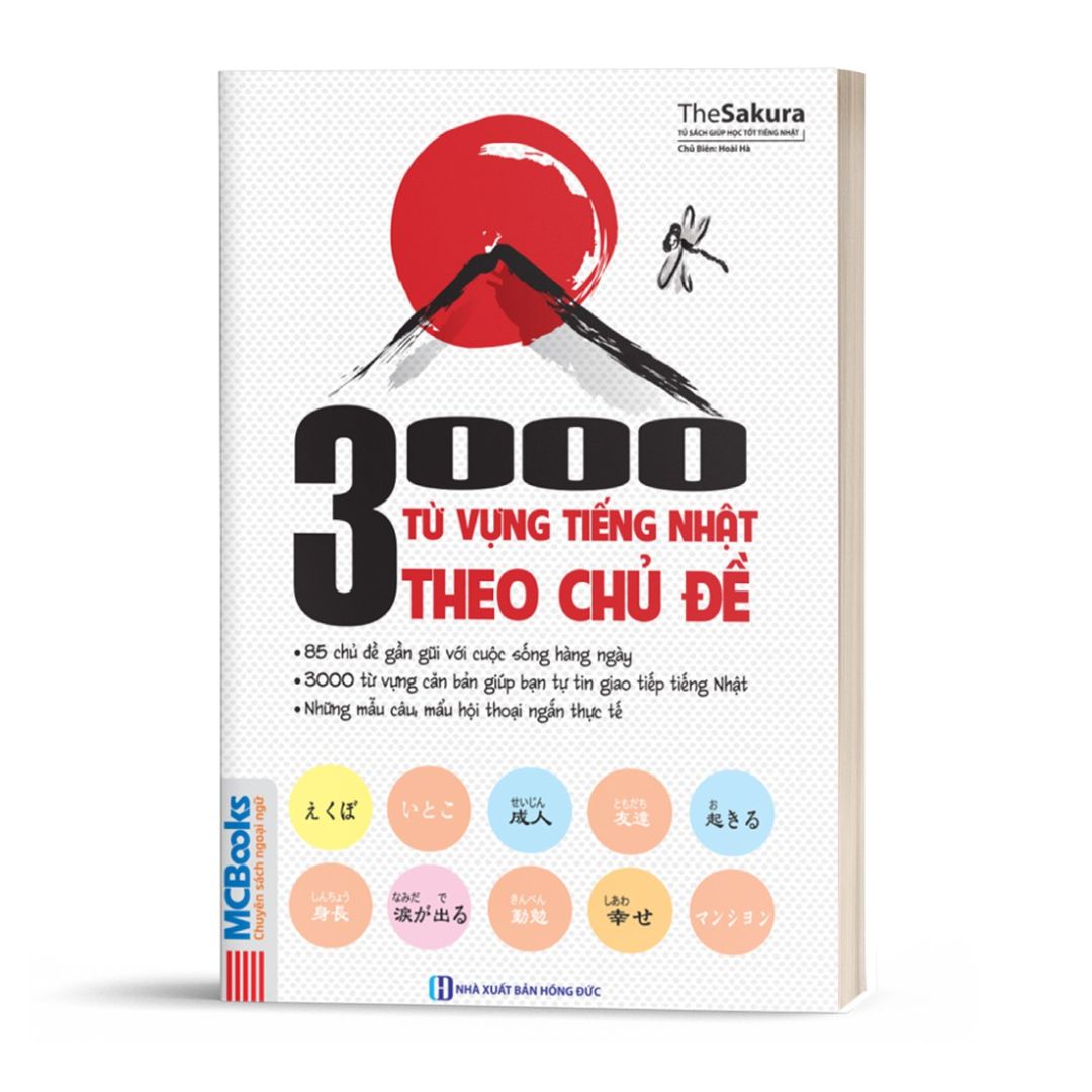 [Pre-order] 3000 Từ Vựng Tiếng Nhật Theo Chủ Đề