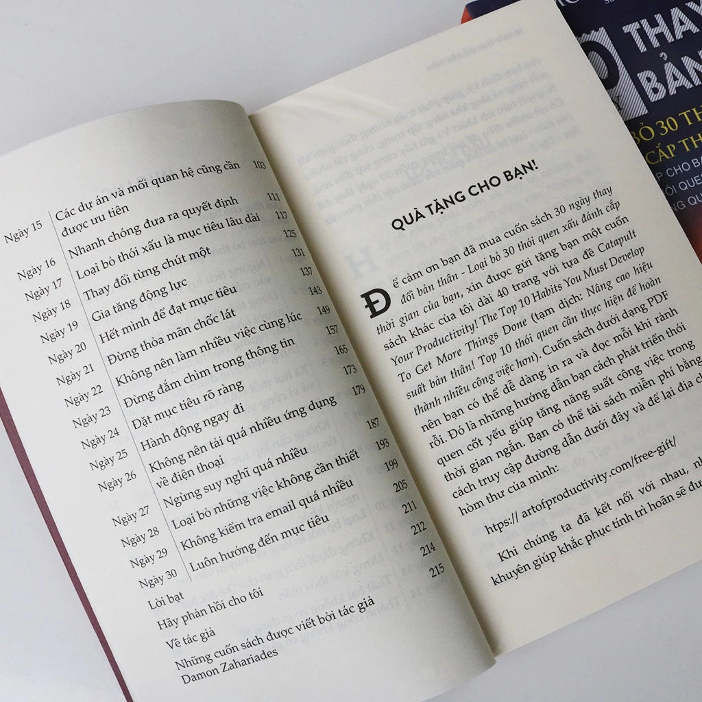 [Pre-order] 30 Ngày Thay Đổi Bản Thân (Combo Tập 1 & 2)