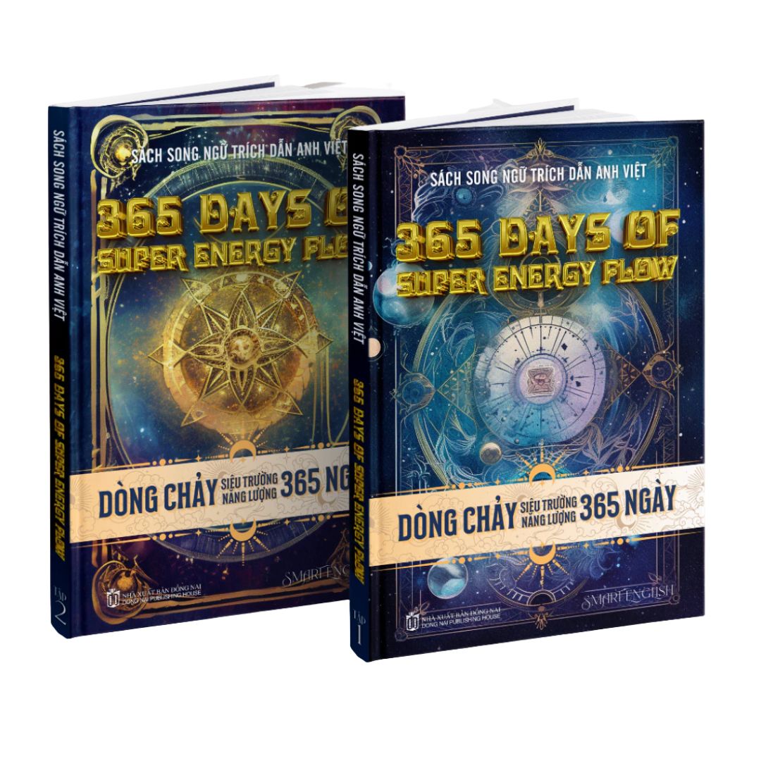 [Pre-order] Sách Song Ngữ Anh Việt: 365 Ngày Dòng Chảy Siêu Trường Năng Lượng - 365 Days Of Super Energy Flow
