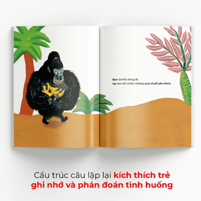 Truyện Ehon bé 3-4-5 tuổi - Bạn Gorilla