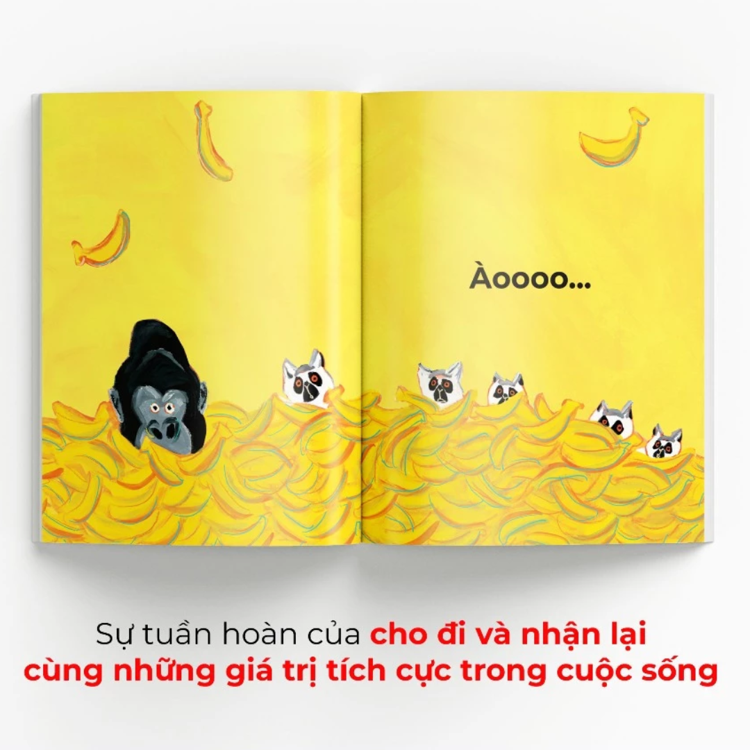 Truyện Ehon bé 3-4-5 tuổi - Bạn Gorilla