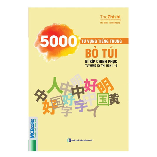 [Pre-order] 5000 Từ Vựng Tiếng Trung Bỏ Túi