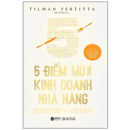 [Pre-order] Bộ Sách Hay Nhất Về Kinh Doanh Nhà Hàng (Combo & Lẻ)