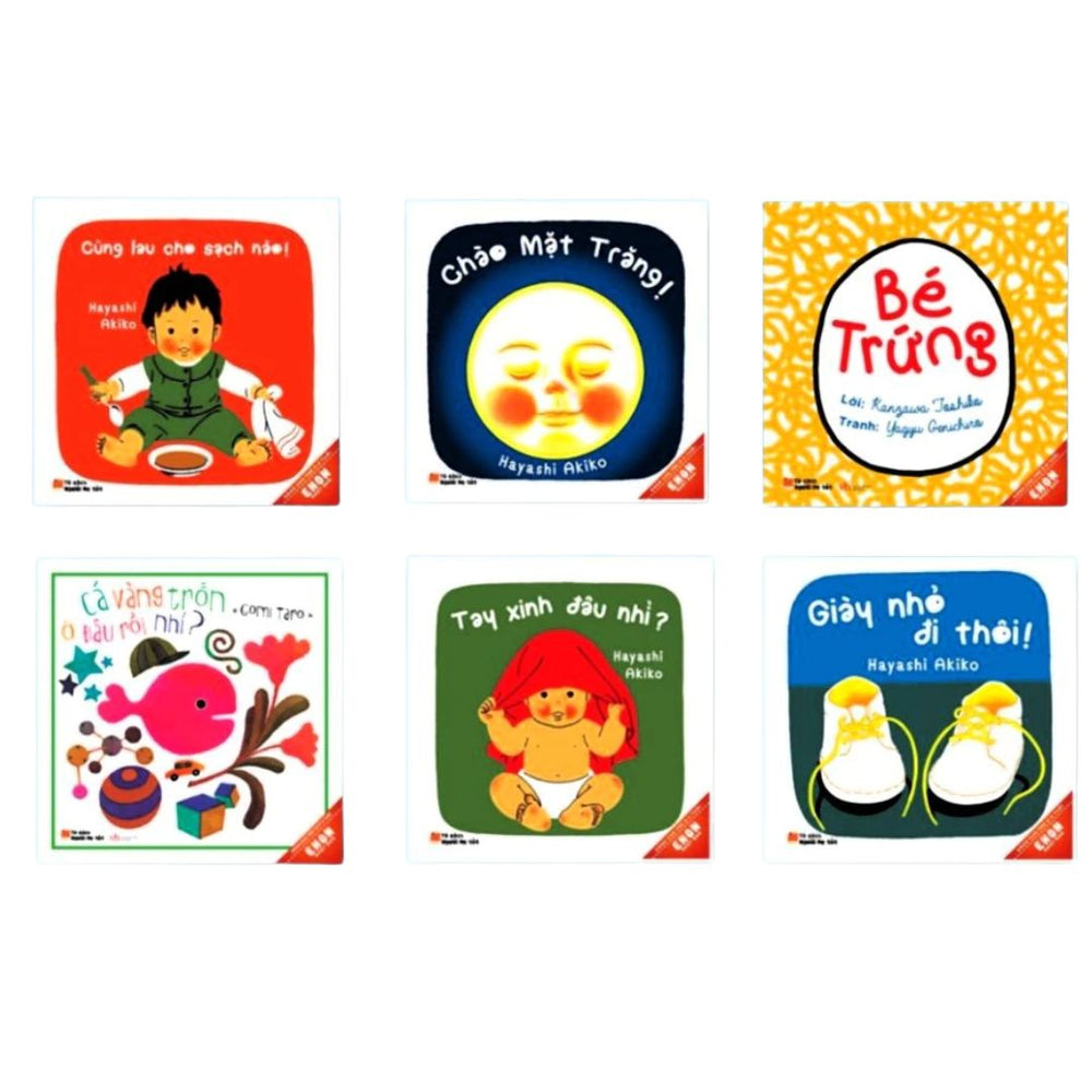 Bộ 6 Cuốn Ehon Nhật Bản Giờ Chơi Của Bé (0-3 Tuổi)