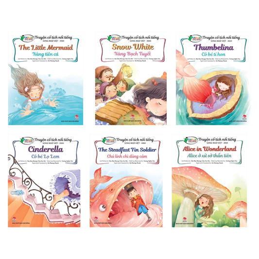 [Pre-order] Bộ 6Q Truyện Cổ Tích Nổi Tiếng (Song ngữ Việt Anh)