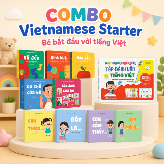 COMBO Vietnamese Starter - Bé bắt đầu với Tiếng Việt