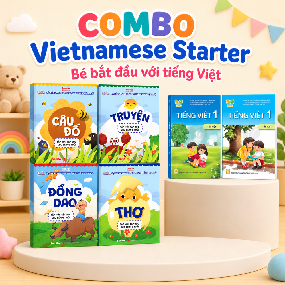 COMBO Vietnamese Starter - Bé bắt đầu với Tiếng Việt
