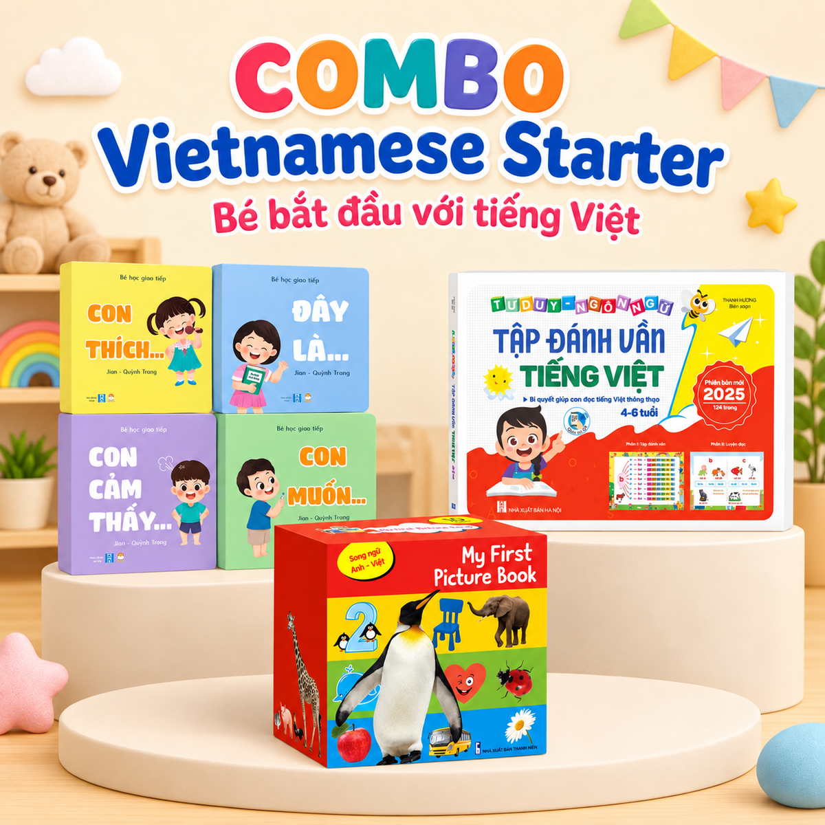COMBO Vietnamese Starter - Bé bắt đầu với Tiếng Việt