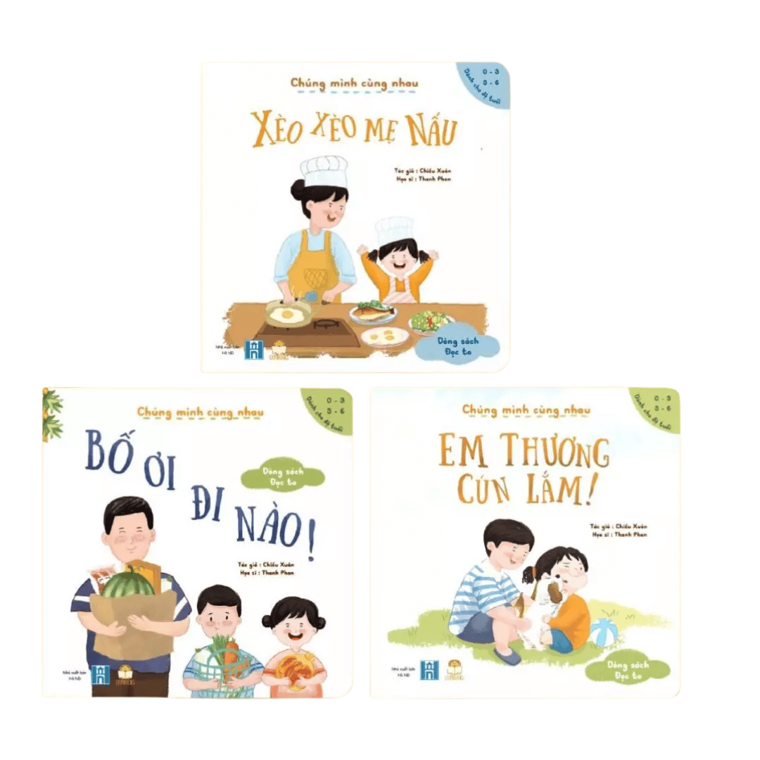 [Pre-order] Bộ 3Q Chúng Mình Cùng Nhau - Phát triển EQ Bé 0-6 Tuổi