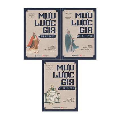 [Pre-order] Combo 3 Cuốn Mưu Lược Gia (Full Boxset)
