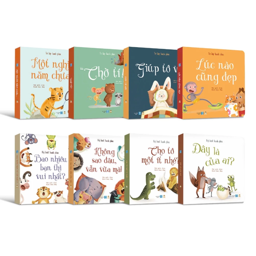 [Pre-order] Combo 8Q Kỷ Luật Hạnh Phúc (xây dựng kỹ năng, kỷ luật cho bé 1-6 tuổi)