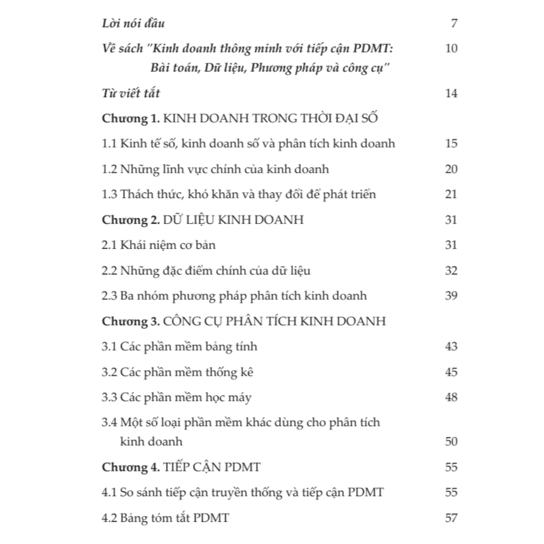 [Pre-order] Kinh doanh thông minh với tiếp cận PDMT : Bài toán, Dữ liệu, Phương pháp và Công cụ