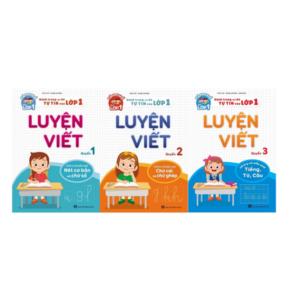 [Pre-order] Vở Luyện Viết Tiếng Việt (Trọn Bộ 3 Quyển)