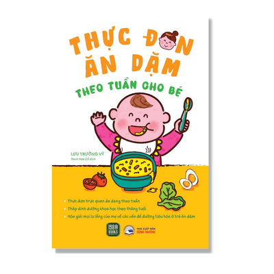 [Pre-order] Thực Đơn Ăn Dặm Theo Tuần Cho Bé