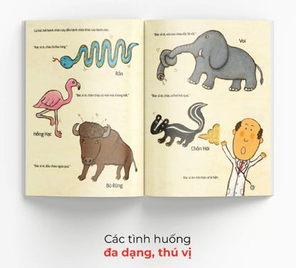 [Pre-order] Combo 4Q Ehon Tranh Truyện Bác Sĩ Anton - Phát triển tư duy EQ (từ 3 tuổi)