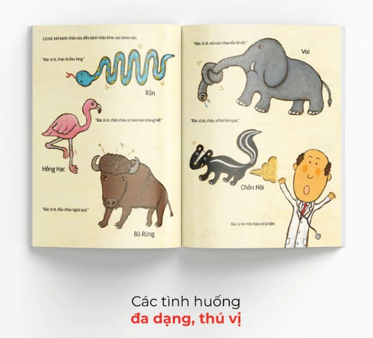 [Pre-order] Combo 4Q Ehon Tranh Truyện Bác Sĩ Anton - Phát triển tư duy EQ (từ 3 tuổi)