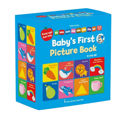 [Pre-order] Baby's First Picture Book - Thư Viện Hình Ảnh Đầu Tiên Cho Bé Về Thế Giới Xung Quanh (8 Cuốn)