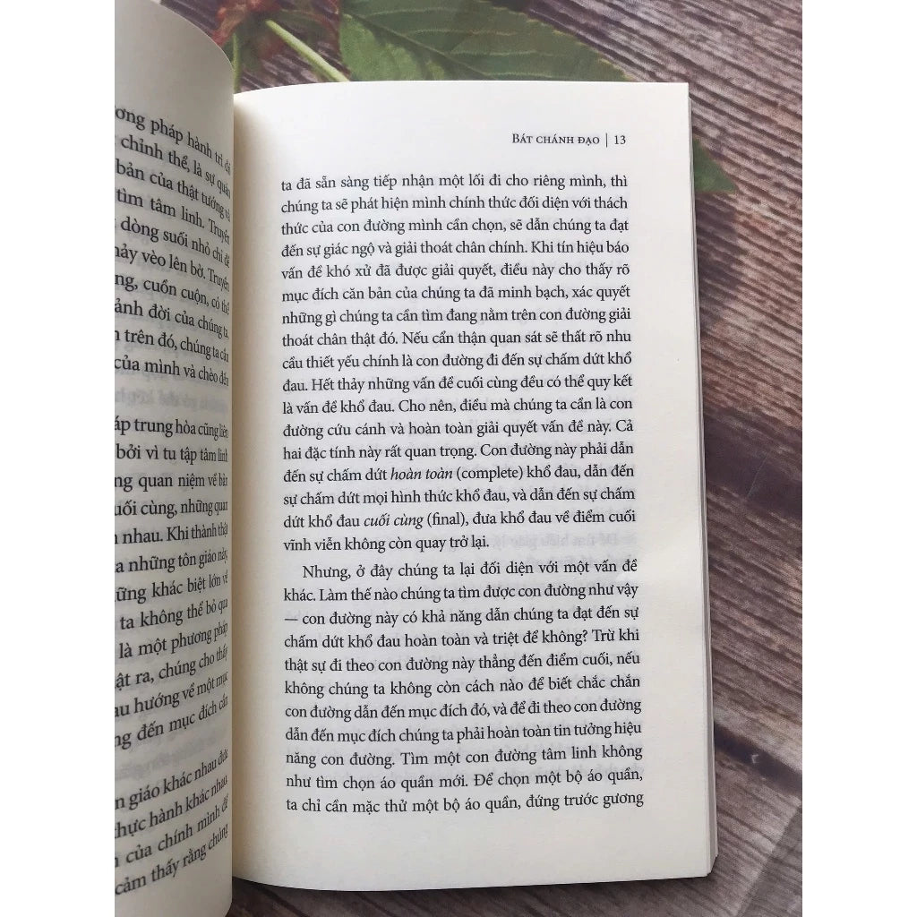 [Pre-order] Bát Chánh Đạo - Con Đường Dẫn Đến Sự Chấm Dứt Khổ Đau