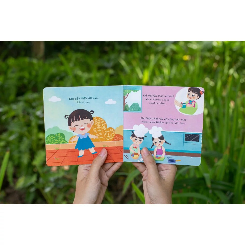Bộ 4 Sách Bé Học Giao Tiếp Cho Trẻ 0-3 Tuổi (Song ngữ Việt-Anh)