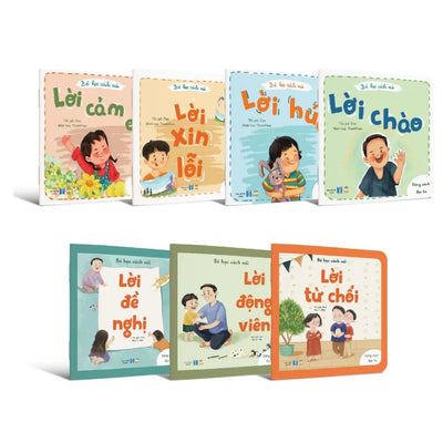 Combo 7 Cuốn Bé Học Cách Nói (Cùng con hoàn thiện kỹ năng giao tiếp)