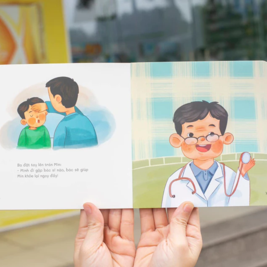 [Pre-order] Bộ 4 Cuốn Bé Học Ứng Xử: Nhà Hàng, Siêu Thị, Khu Vui Chơi, Phòng Khám (Bìa cứng)