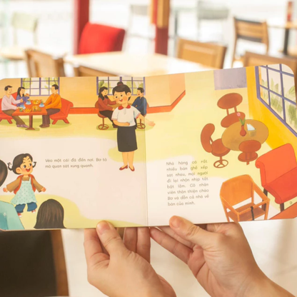 [Pre-order] Bộ 4 Cuốn Bé Học Ứng Xử: Nhà Hàng, Siêu Thị, Khu Vui Chơi, Phòng Khám (Bìa cứng)