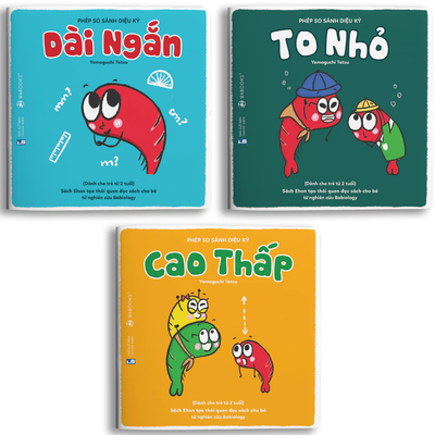 [Pre-order] Bộ 3Q Ehon Phép So Sánh Diệu Kỳ